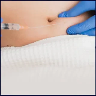 Injectie-lipolyse vetweg-injectie bij HYALVOMED in Keulen en Aken